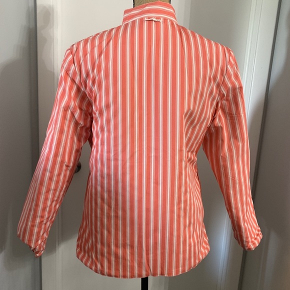 Floral Striped Reversible Quilted Jacket - Picture 13 of 14